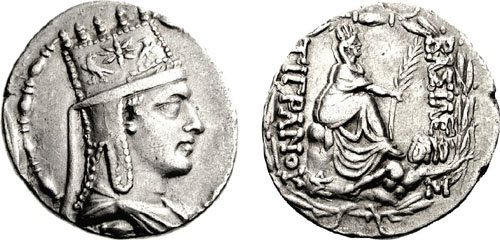 Coin of Tigranes the Great, 95-66 BC