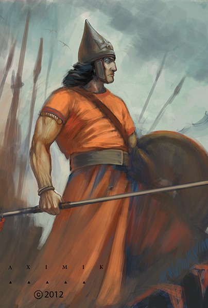 Urartian warrior by Alxemik