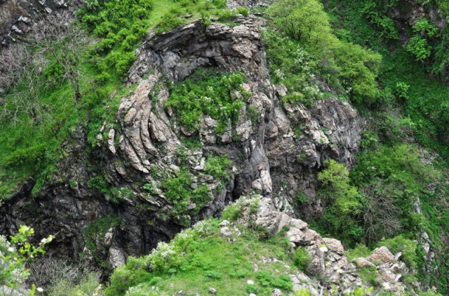 Koghes gorge rocks Alaverdi Armenia