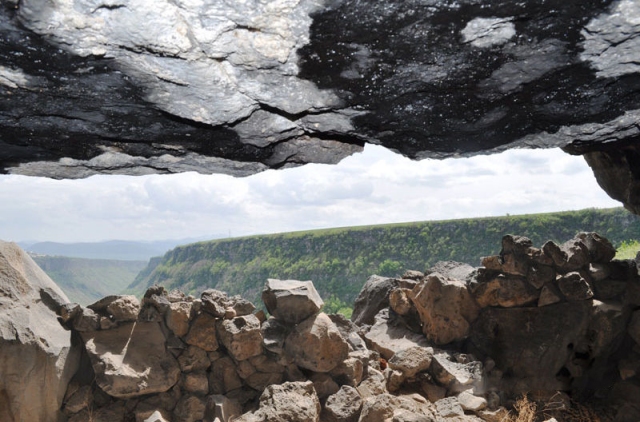 Lazar's cave Koghes Alaverdi, Armenia