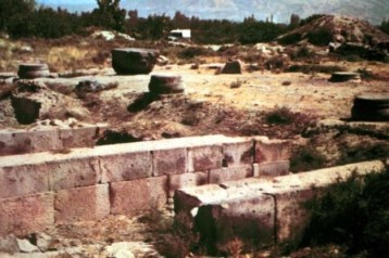 Ruins of Dvin ancient settlement 