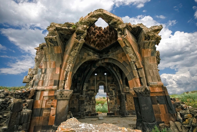 Church in Ani capital of Armenia