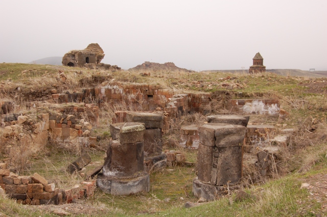 Ruins of ancient Armenian city Ani