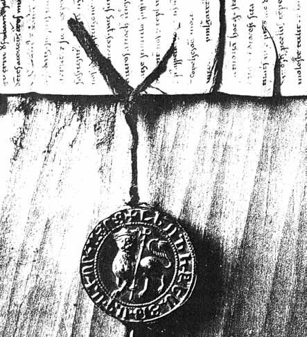Seal of Levon II King of Cilician Armenian, Rubenid dynsaty
