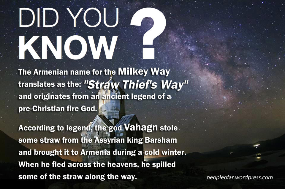 Armenian name for the Milkey Way