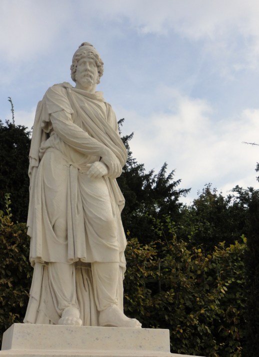 Marble sculpture of Tigranes II (reign: 95-55 BC) in Versailles, France